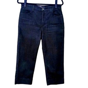 NYDJ Dark Blue Wash Cropped Jeans w/Lift and Tuck Technology